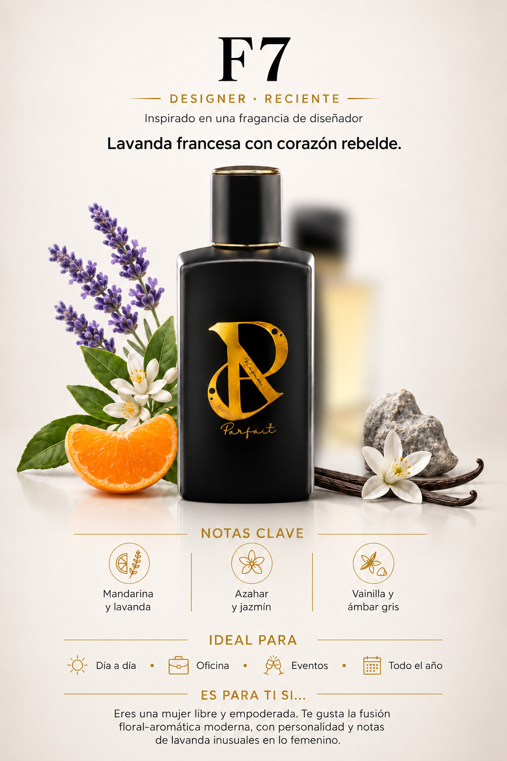 F7 - Lavanda y Azahar Dorado 100ml