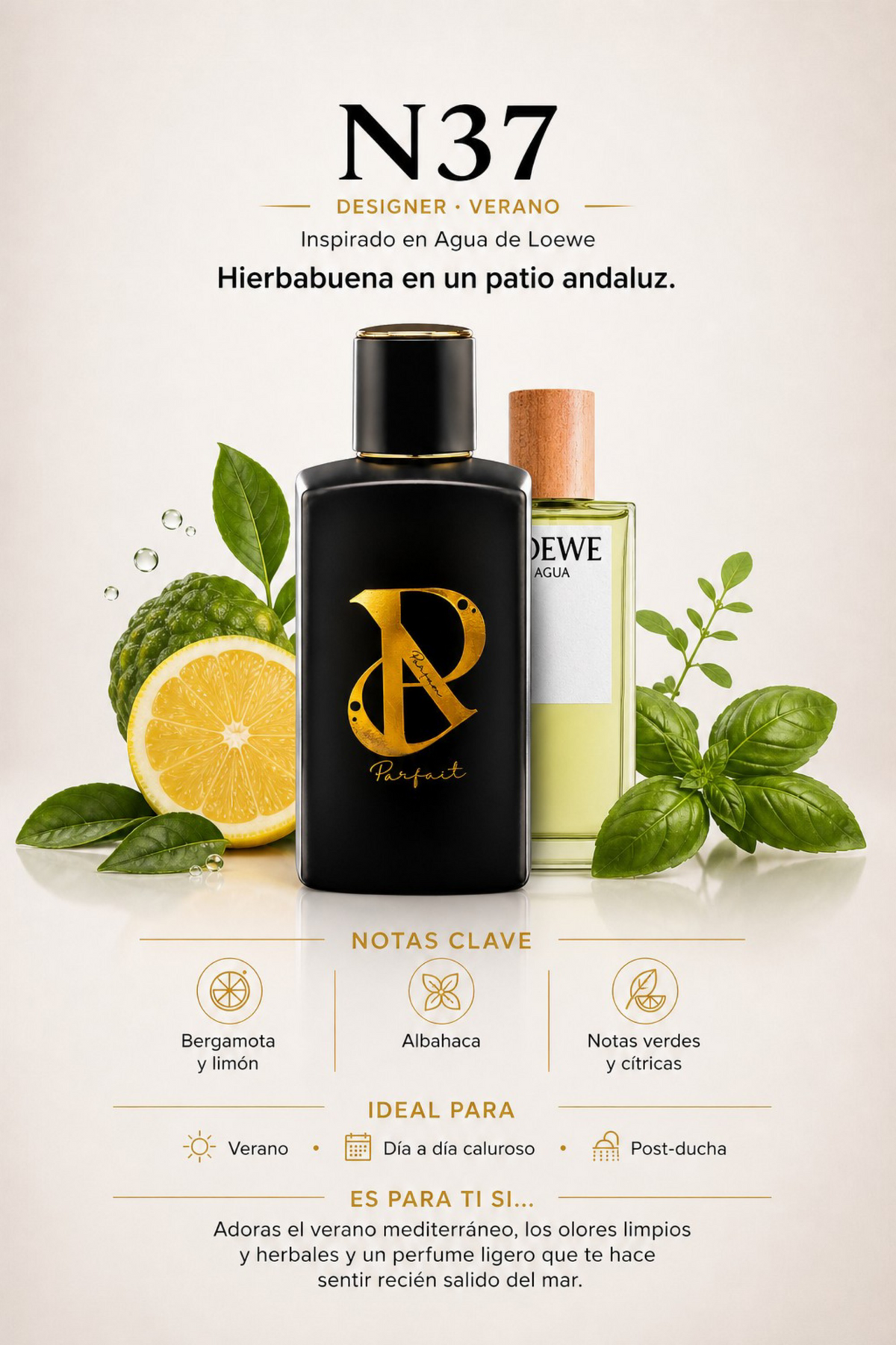 N37 - Inspirado en Agua de Loewe 100ml