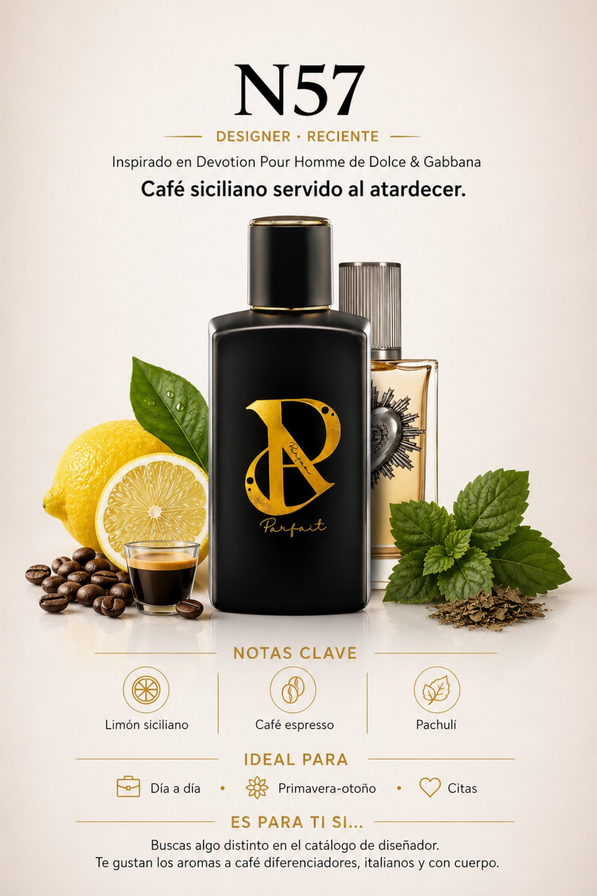 N57 – Inspirado en Devotion de Dolce & Gabbana – 100ml