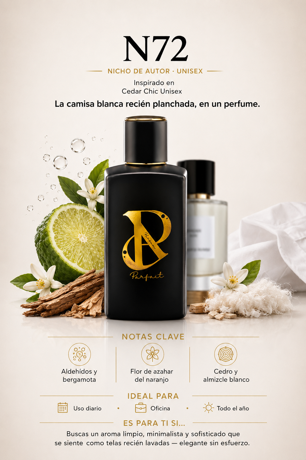 N72 - Inspirado en Cedar Chic UNISEX 100ml