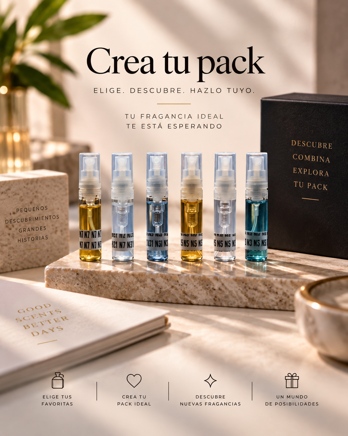 Crea tu pack de muestras