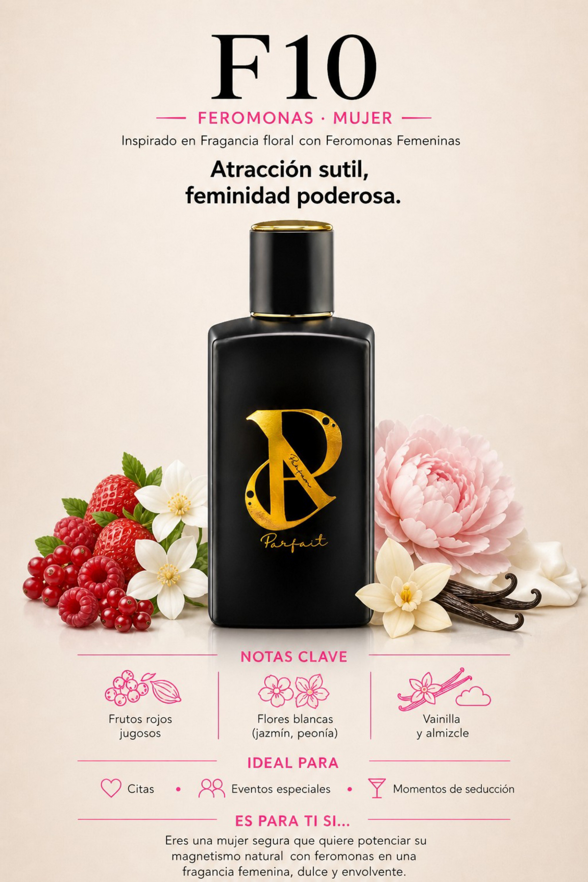 F10 - Perfume de feromonas de mujer