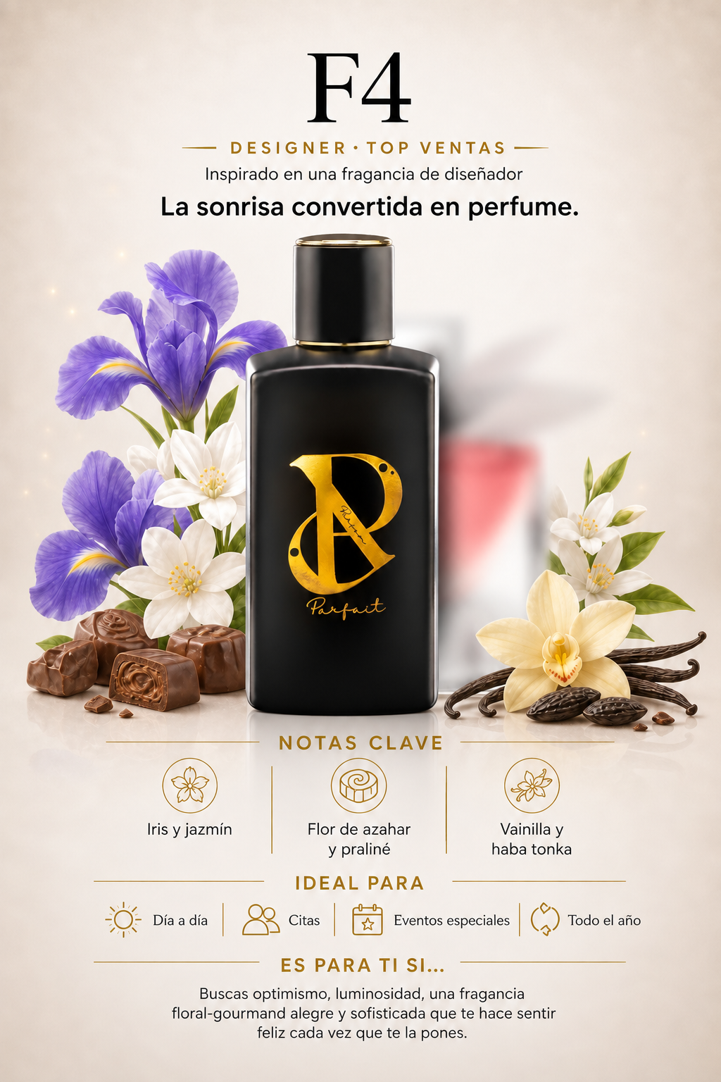 F4 - Iris Praliné Luminoso 100ml