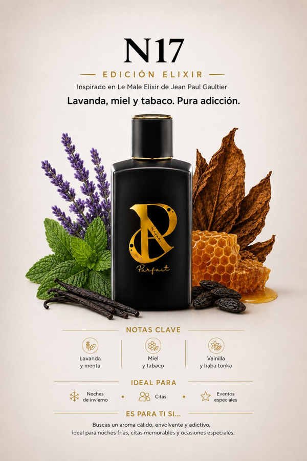 N17 - Hombre Nocturno Elixir 100ml