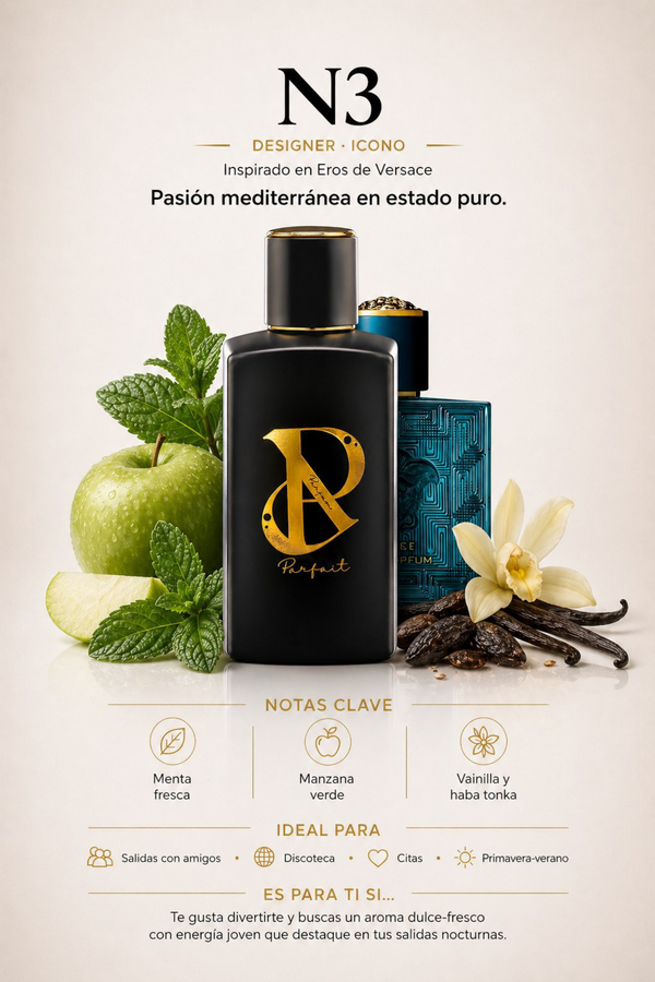 N3 - Inspirado en Eros Versace 100ml