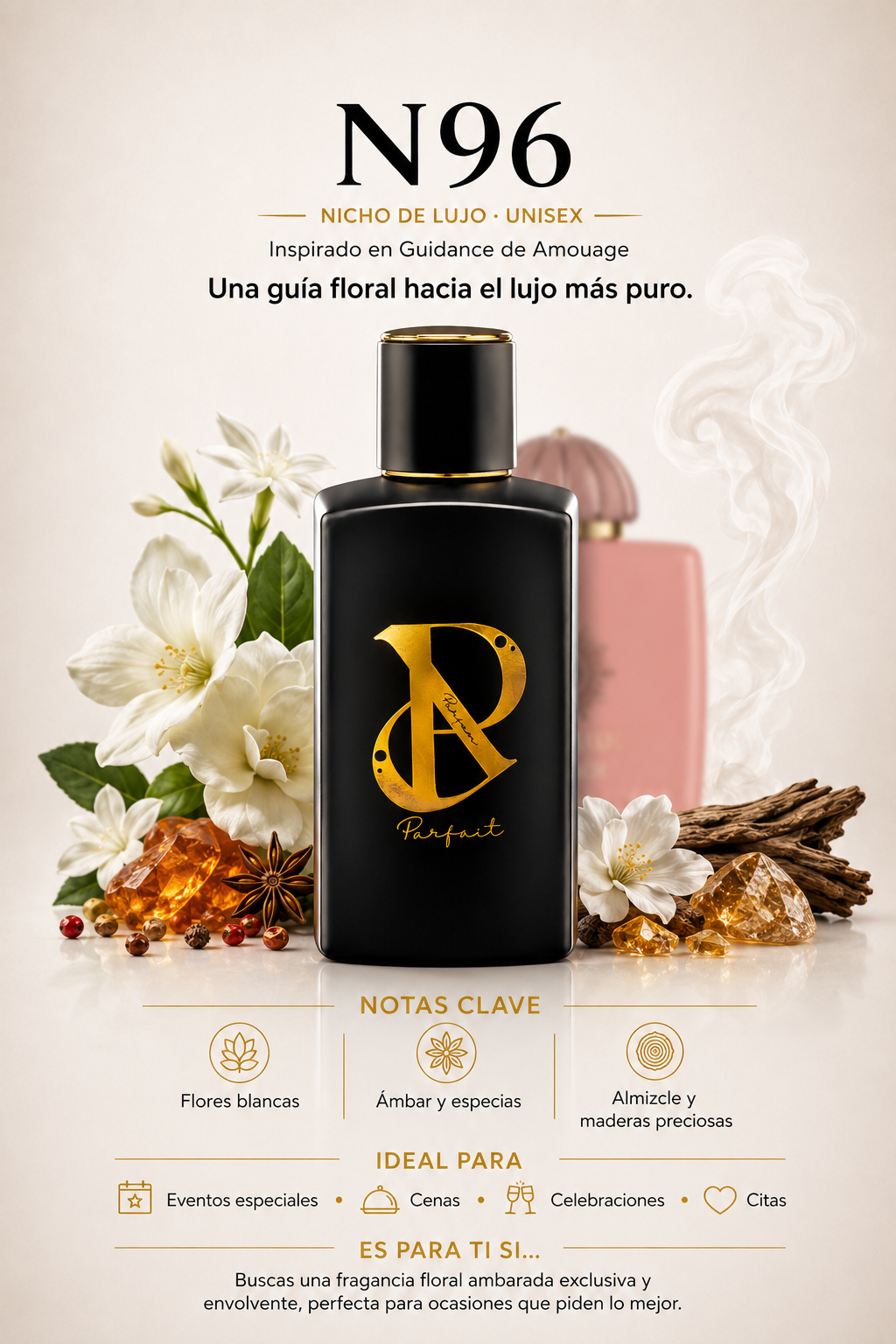 N96 - Inspirado en Amouage Guidance Unisex 100ml